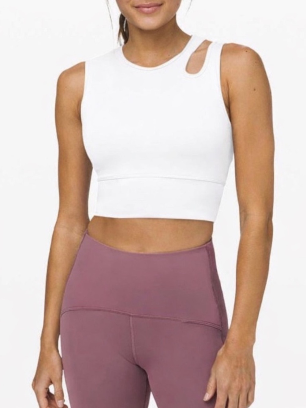 Lululemon Mastered Motion Cropped Tank